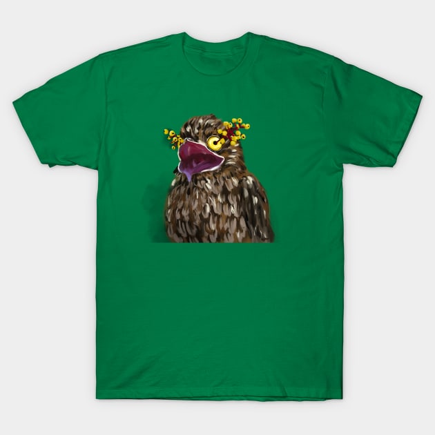 Potoo + Doll's Eye T-Shirt by mkeeley